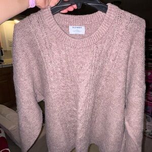 Old Navy Women's Blush Crew Neck Sweater